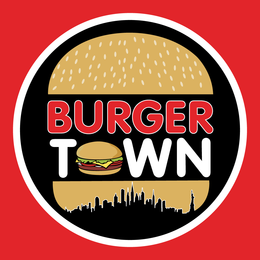 Burger Town  Takeaway Logo