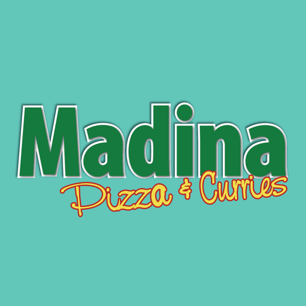 Madina Pizza and Curries Online Takeaway Menu Logo