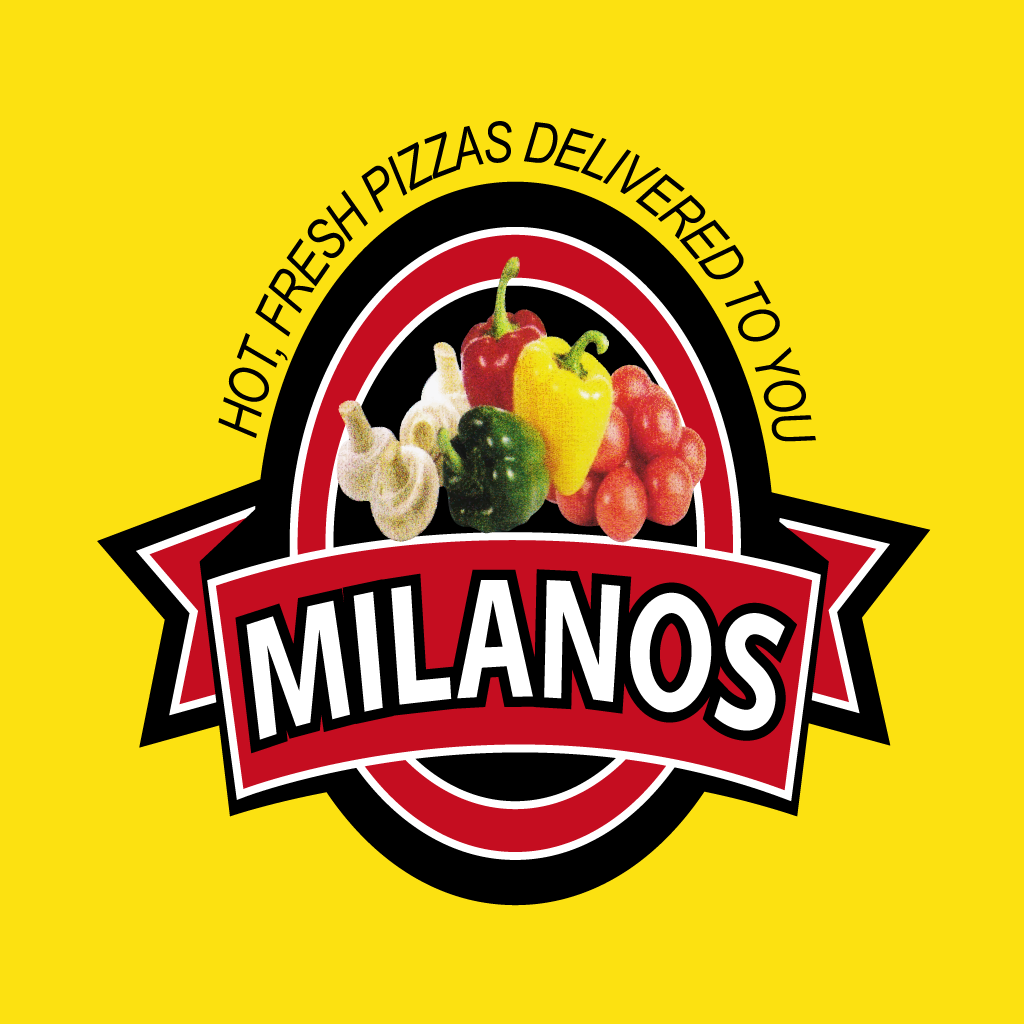 Milanos Pizza Shawarma Online Takeaway Menu Logo