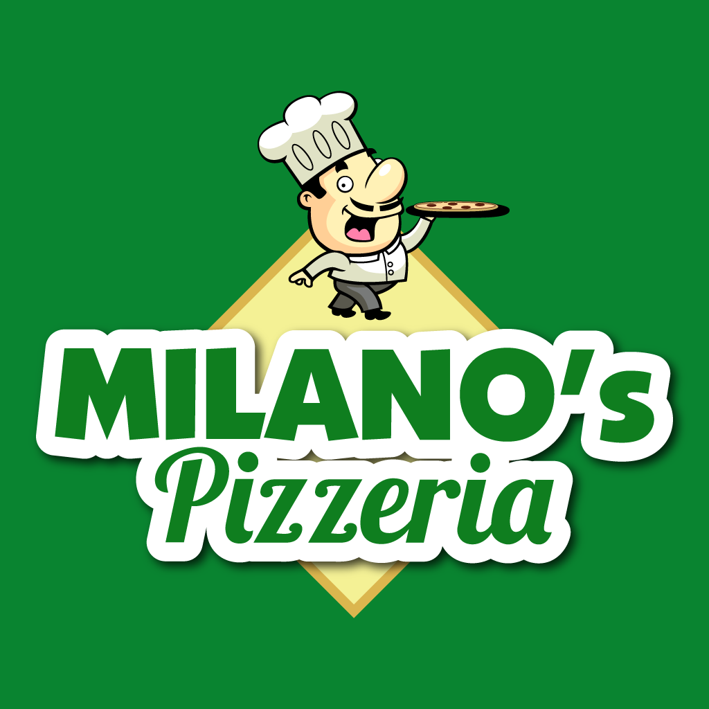 Milanos Pizzeria Online Takeaway Menu Logo