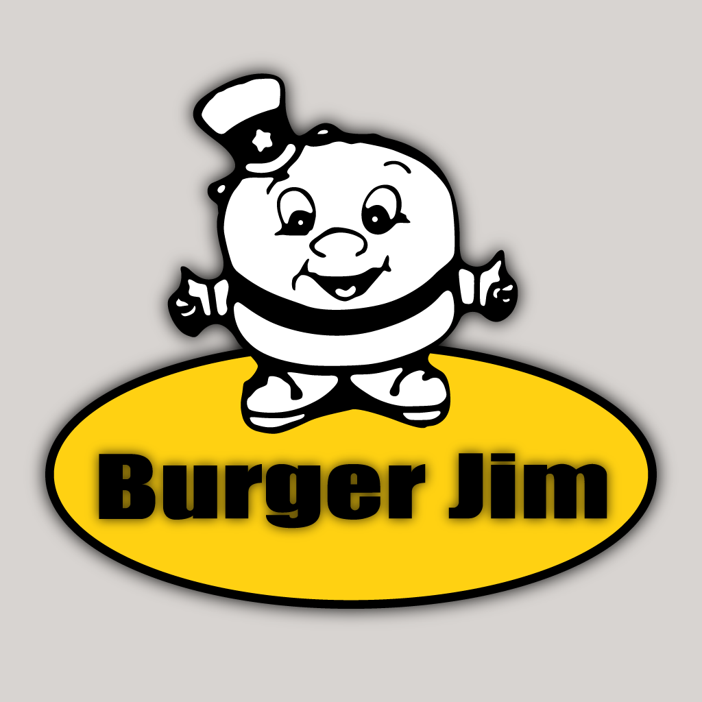 Burger Jim Online Takeaway Menu Logo