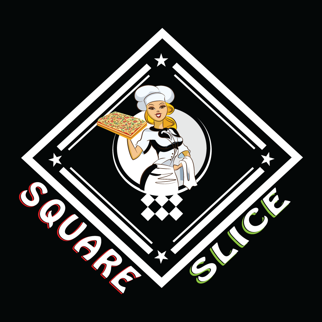 Square Slice Pizza Online Takeaway Menu Logo