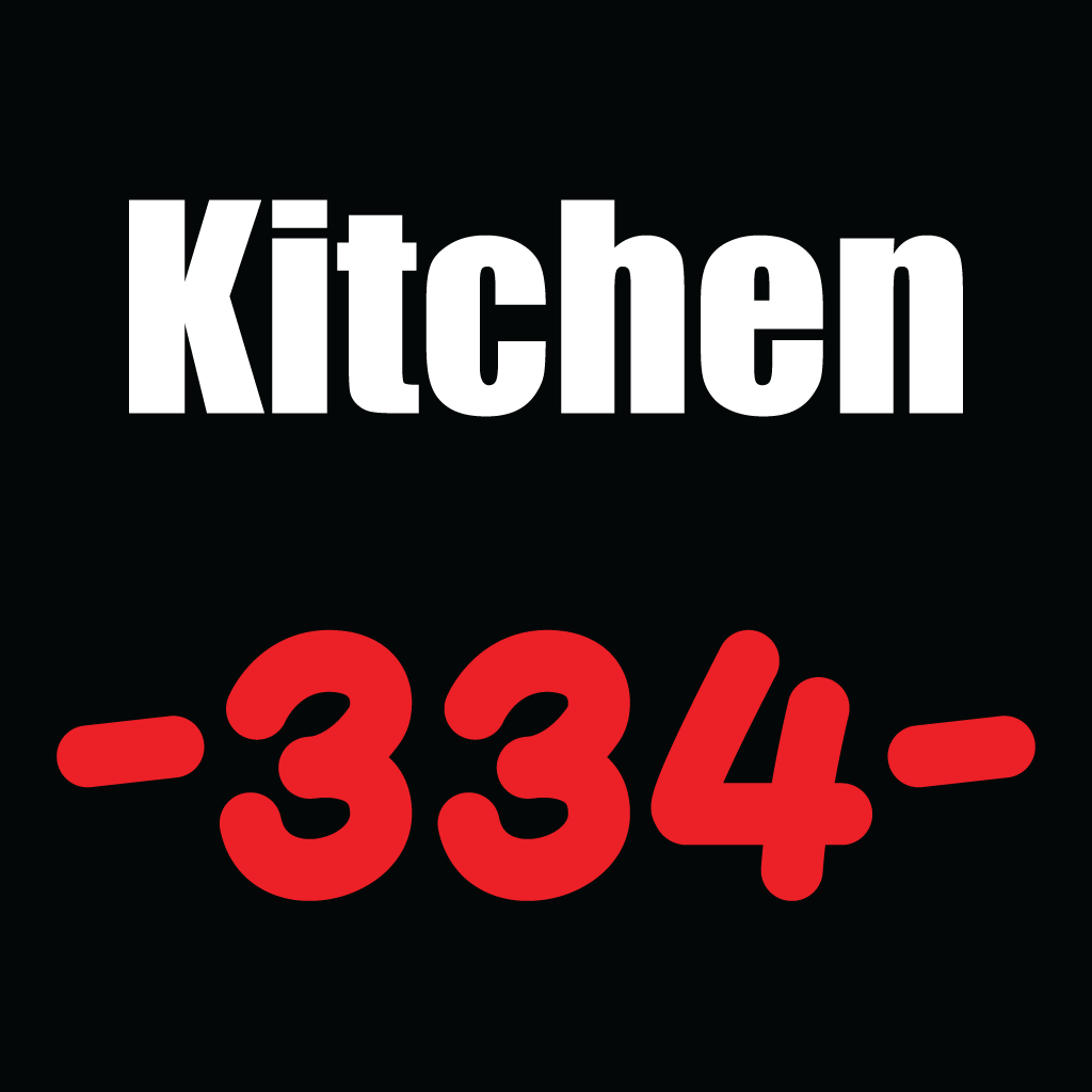 Kitchen 334 Online Takeaway Menu Logo