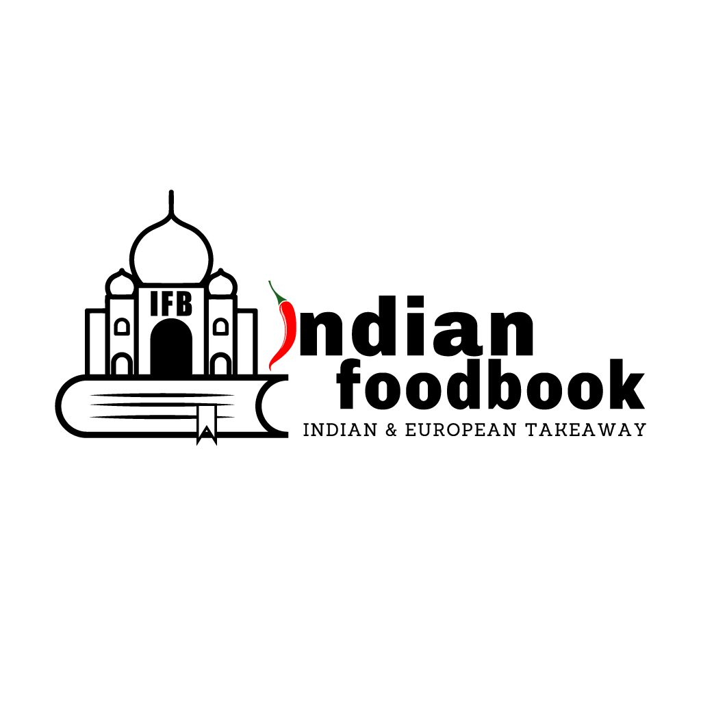Indian Food Book Online Takeaway Menu Logo