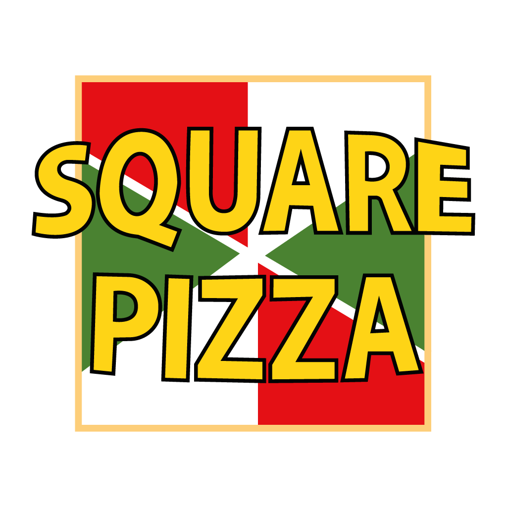 Square Pizza  Online Takeaway Menu Logo